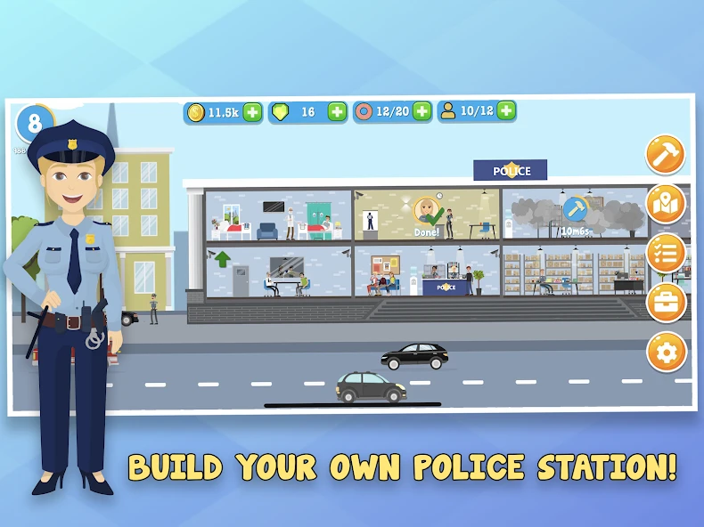 Police Inc: Idle police station tycoon game screenshot 5