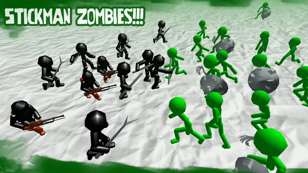 Stickman Simulator: Zombie Battle screenshot 2