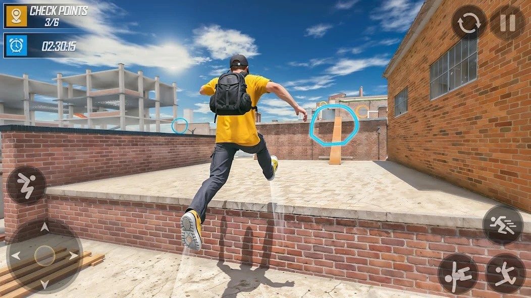Only Going Up Parkour Rooftop APK screenshot 5
