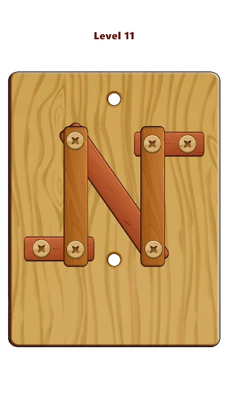 Download Wood Nuts & Bolts Puzzle (MOD, Unlimited Coins) 13.9 screenshot 1