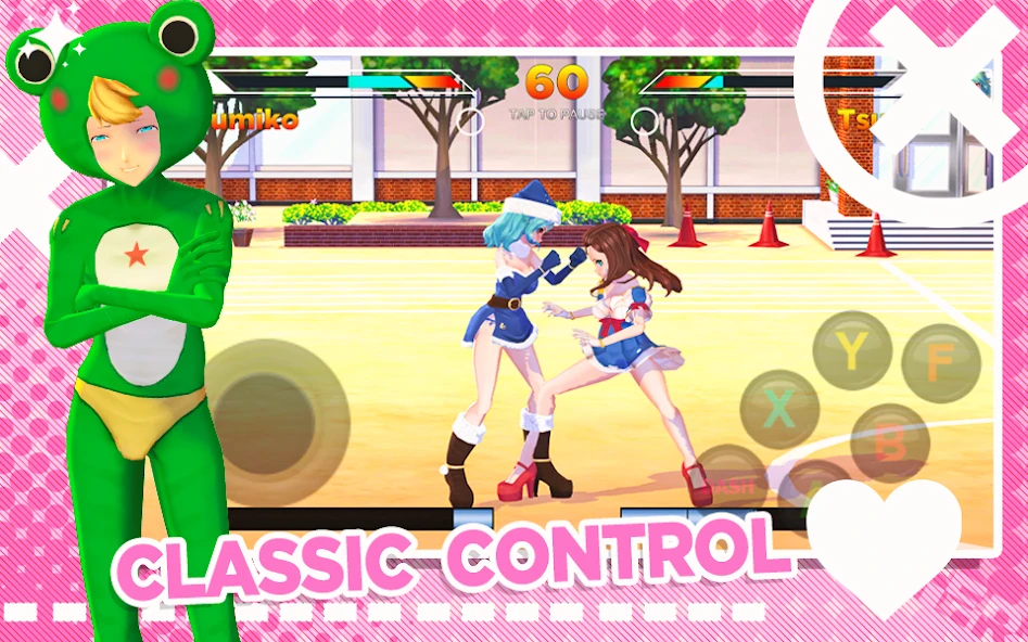 High School Girl Anime Fighter APK screenshot 4