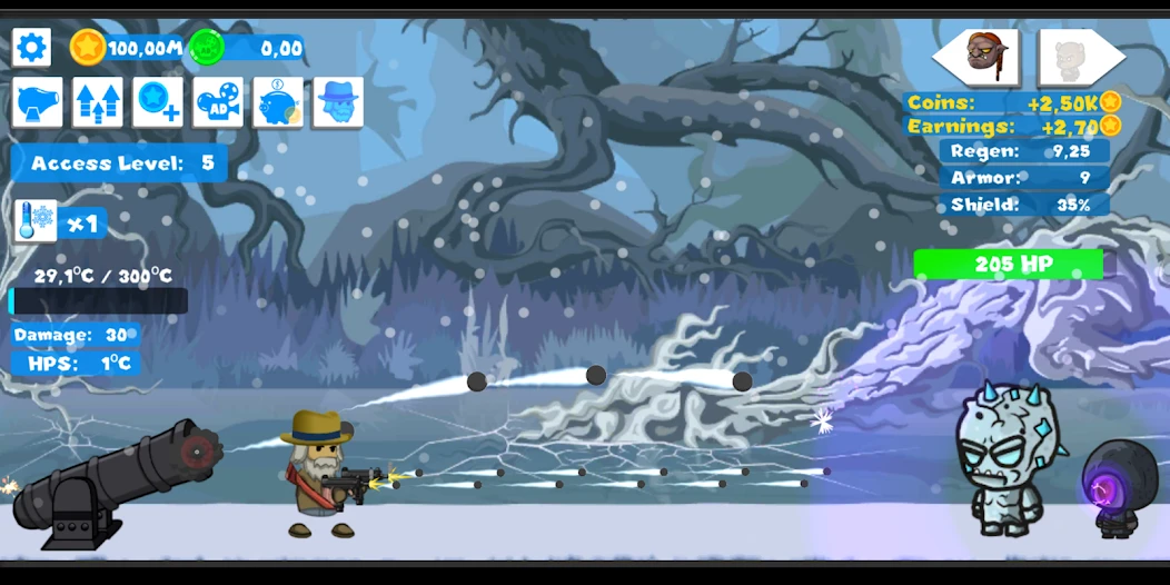 Idle Cannon Quest: Tap Clicker screenshot 1