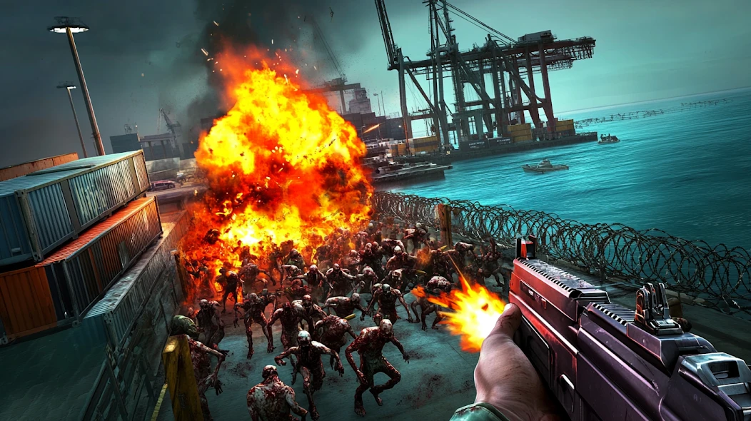 Zombie Fire 3D screenshot 1