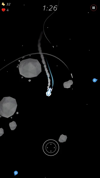 2 Minutes in Space - Missiles & Asteroids survival screenshot 5