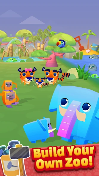 Spin a Zoo - Tap, Click, Idle Animal Rescue Game! screenshot 3