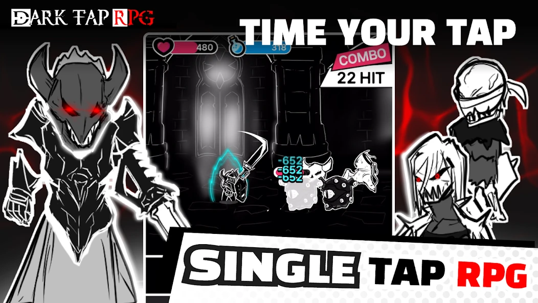 Dark Tap RPG APK screenshot 4
