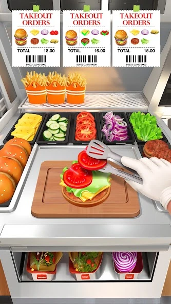 Happy Diner Story: Cooking APK screenshot 1