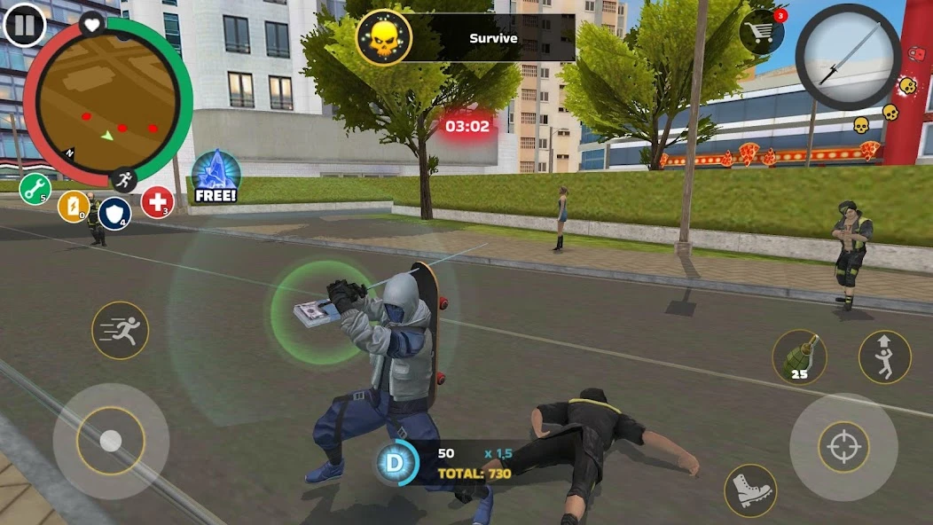 Rope Hero: Mafia City Wars screenshot 1