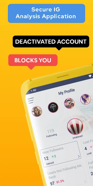 Followers & Likes Tracker for Instagram – Repost APK screenshot 1