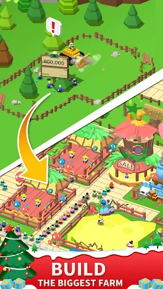Idle Leisure Farm - Cash Clicker screenshot 1