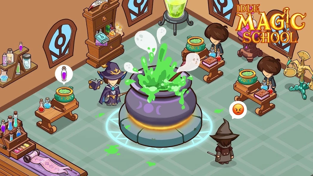Idle Magic School APK screenshot 2