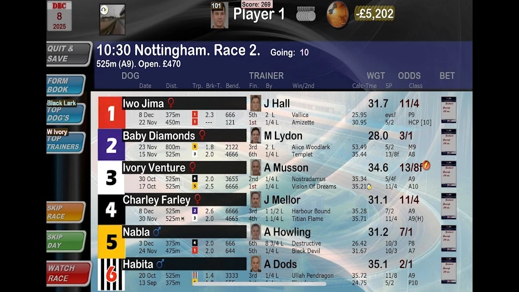 Greyhound Manager Touch APK screenshot 1