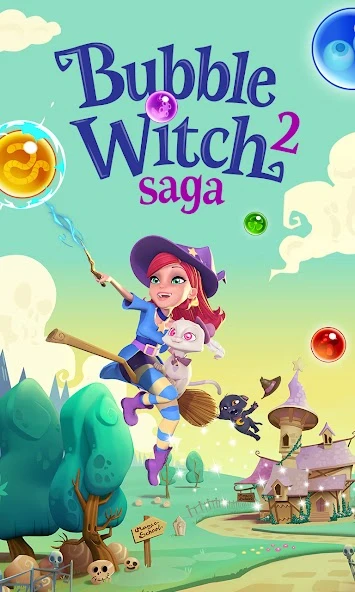 Download Bubble Witch 2 Saga (MOD, acceleration/lives) 1.54.4 screenshot 5