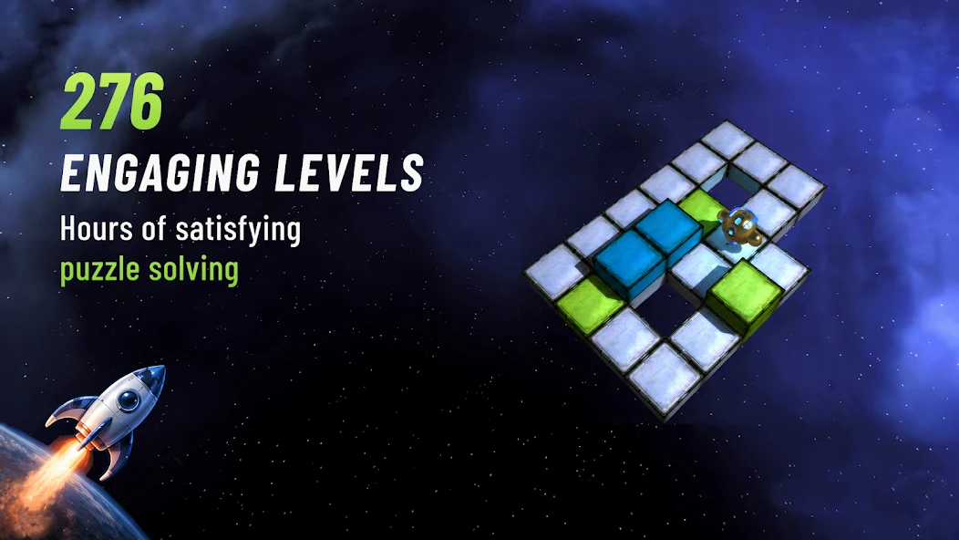 Space Puzzle - Move Boxes & Solve Puzzles 3D screenshot 4