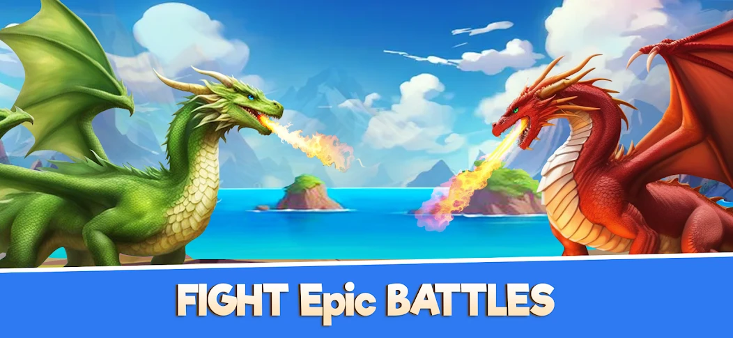 Dragon Paradise City: Breeding War Game screenshot 2