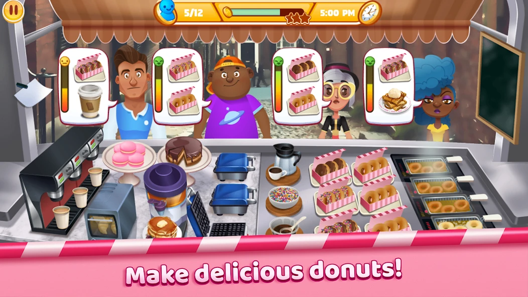 Boston Donut Truck - Fast Food Cooking Game screenshot 5