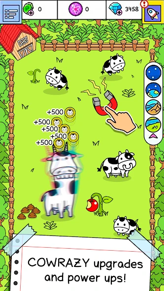 Cow Evolution - Crazy Cow Making Clicker Game screenshot 3