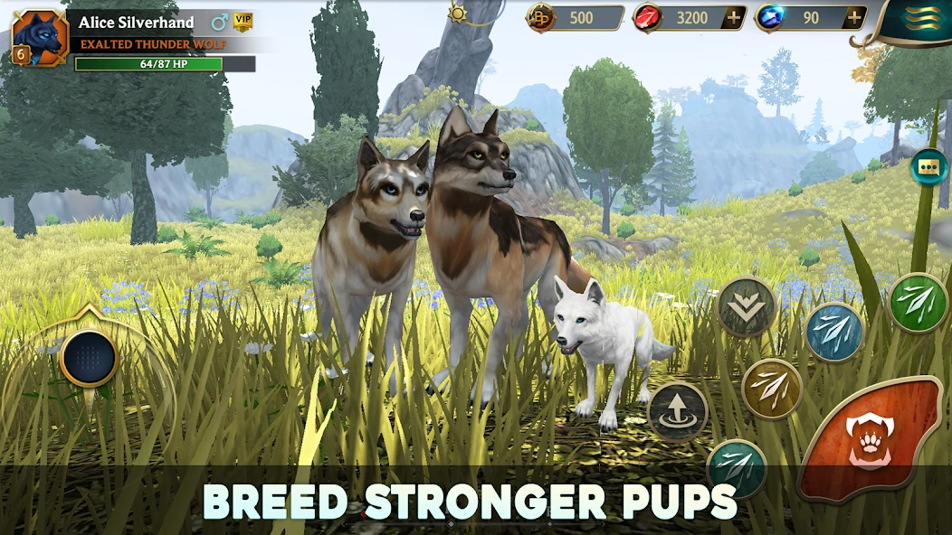 Wolf Tales - Online Wild Animal Sim screenshot 1