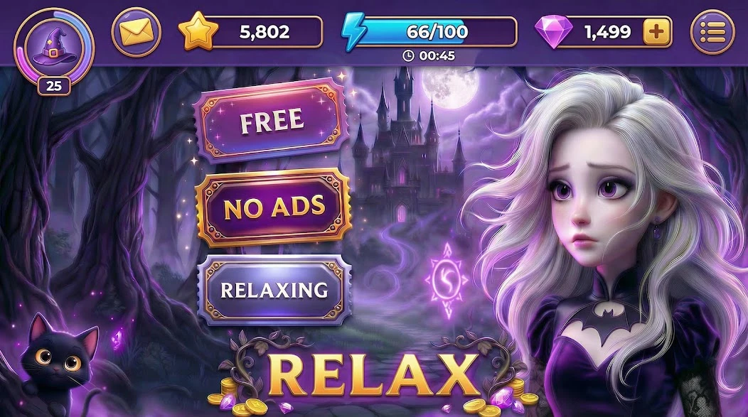 Merge Witches APK screenshot 1