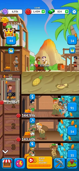 Mining Empire: Gold Clicker APK screenshot 4