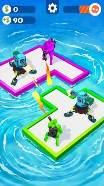 War of Rafts: Crazy Sea Battle screenshot 4