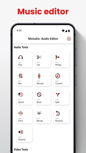 Mstudio: Play,Cut,Merge,Mix,Record,Extract,Convert APK screenshot 1