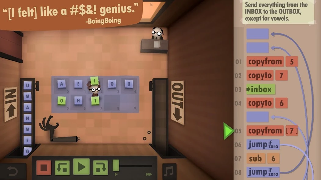 Human Resource Machine APK screenshot 4