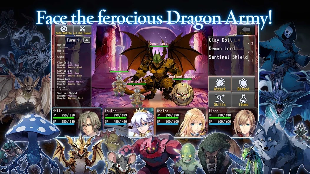 RPG Dragon Takers APK screenshot 5