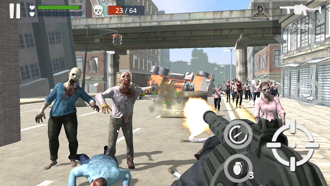 Dead Zombie Battle : Zombie Defense Warfare screenshot 5