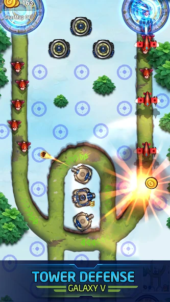 Tower Defense: Galaxy V screenshot 1