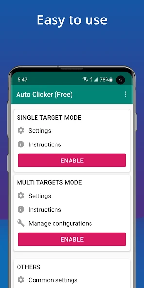 Auto Clicker – Automatic tap APK screenshot 1