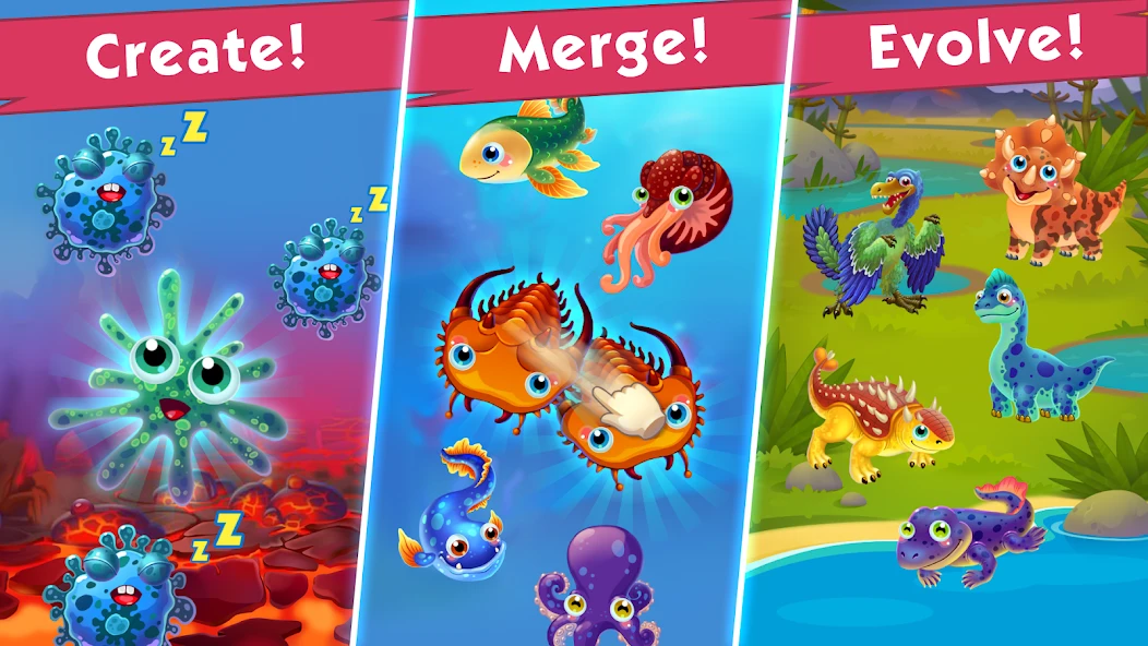 Game of Evolution: Idle Clicker & Merge Life screenshot 1