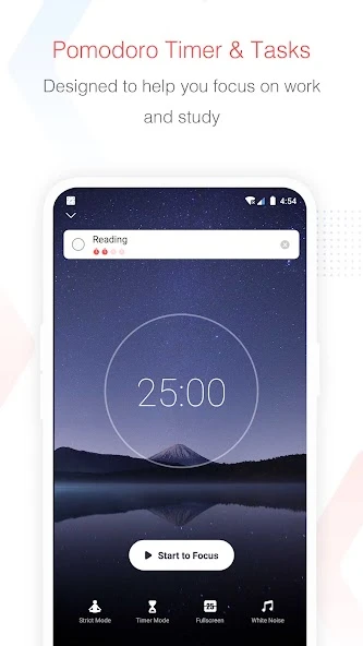 Focus To-Do: Pomodoro Timer & To Do List APK screenshot 1