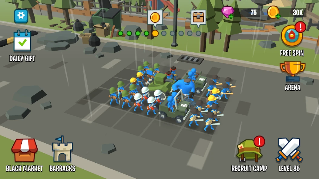Stick Army: World War Strategy screenshot 4