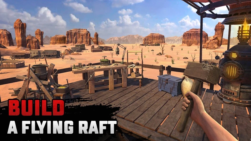 Raft Survival: Desert Nomad - Simulator screenshot 2
