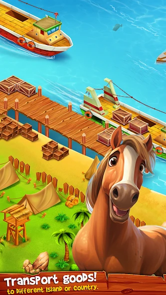 Paradise Hay Farm Island - Offline Game screenshot 5