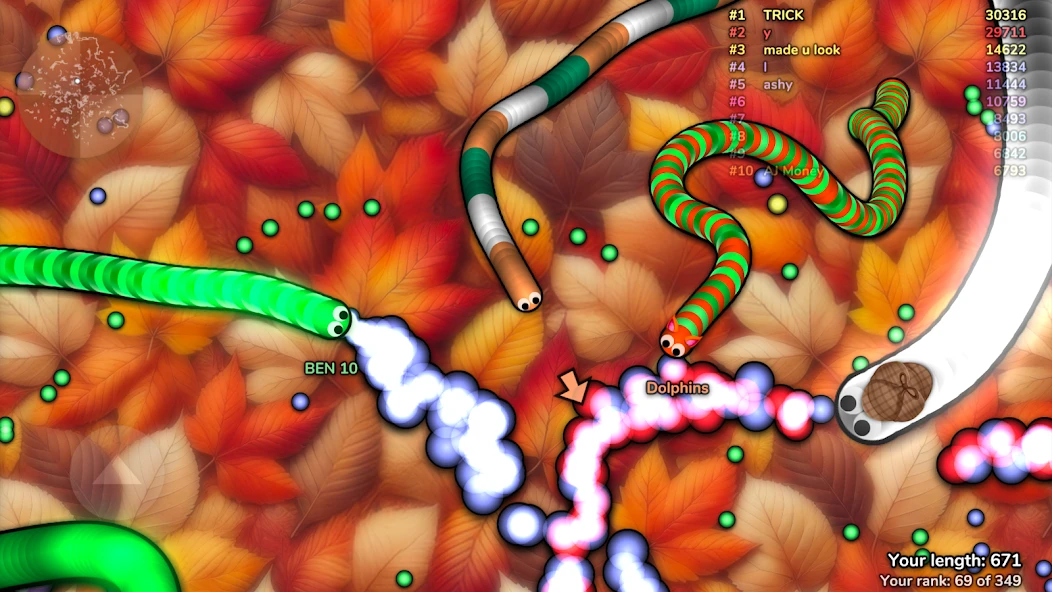 Slither.io APK screenshot 2