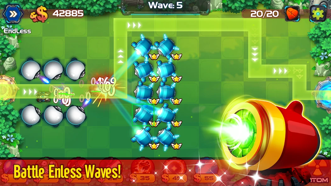 Tower Defense: Battle Zone screenshot 1
