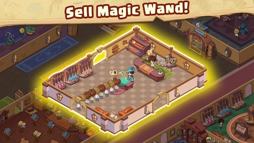 Idle Magic School APK screenshot 5