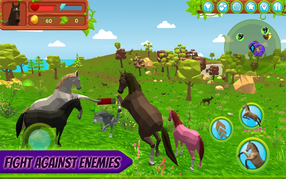 Horse Family – Animal Simulator 3D screenshot 2