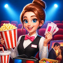 Hollywood Films Movie Theatre Tycoon Game icon