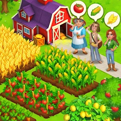 Farm Town: Happy farming Day & food farm game City icon