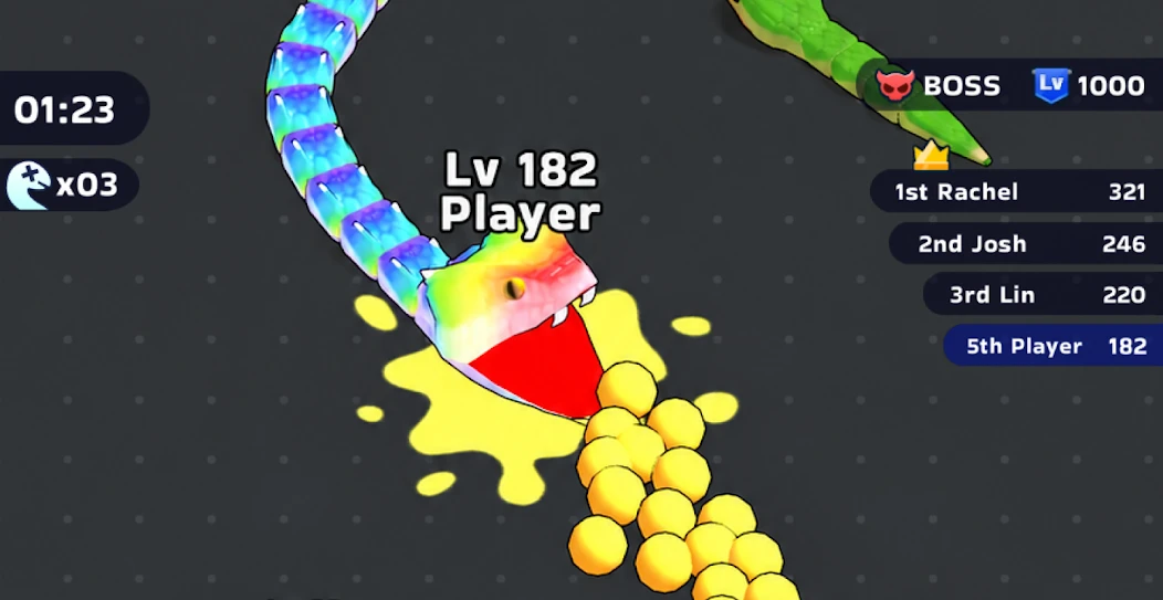 Snake Clash screenshot 2