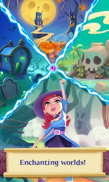 Download Bubble Witch 2 Saga (MOD, acceleration/lives) 1.54.4 screenshot 3