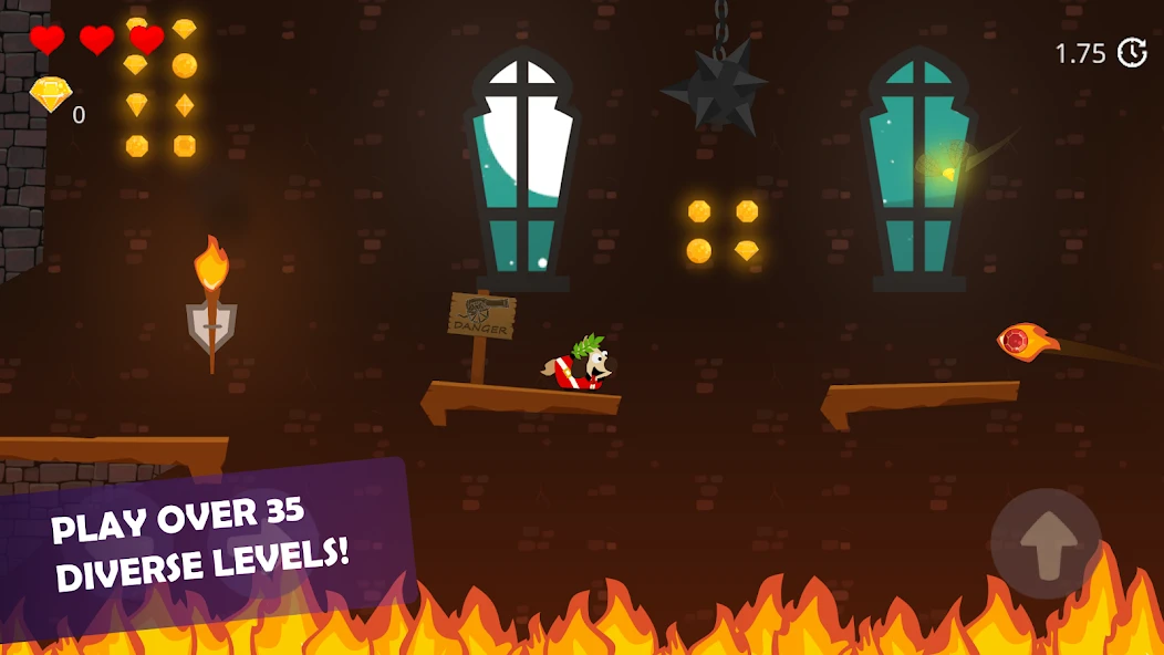 Doge and the Lost Kitten - 2D Platform Game screenshot 1