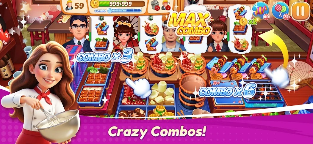 Cooking Voyage - Crazy Chef's Restaurant Dash Game screenshot 1