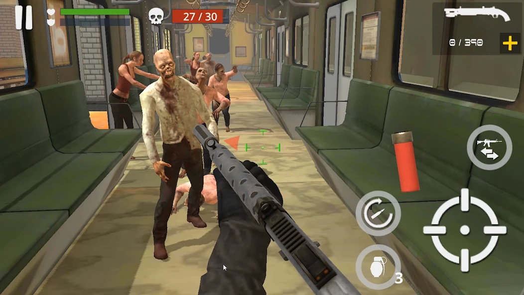 Dead Zombie Battle : Zombie Defense Warfare screenshot 3
