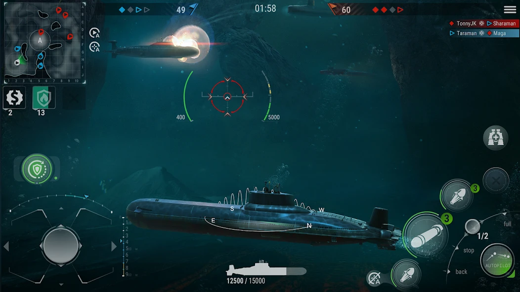 WORLD of SUBMARINES: Navy Shooter 3D War Game screenshot 1