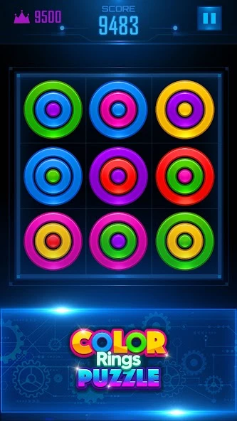 Color Rings Puzzle screenshot 1