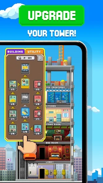 Tiny Tower - 8 Bit Life Simulator screenshot 5